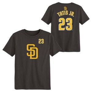 MLB San Diego Padres Boys' T-Shirt - M: Team Logo Crew Neck Pullover New w/ Flaw